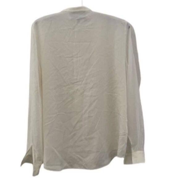 Classiques Entier Oversized Ivory Silk Blouse - Picture 2 of 5